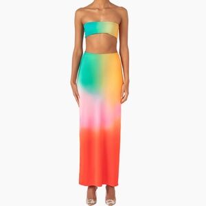 Baobab Mambo Maxi Dress in Tropical Swirl - Size S (NWT)